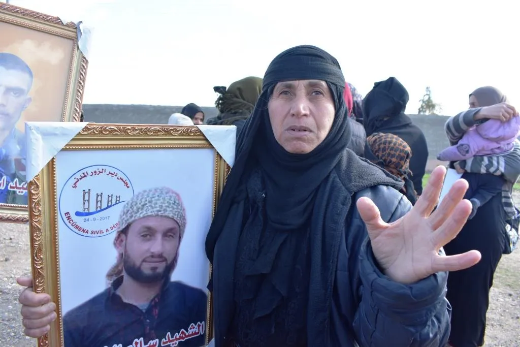 أمهات وزوجات الشهداء: هدف تركيا القضاء على مكتسبات شهدائنا