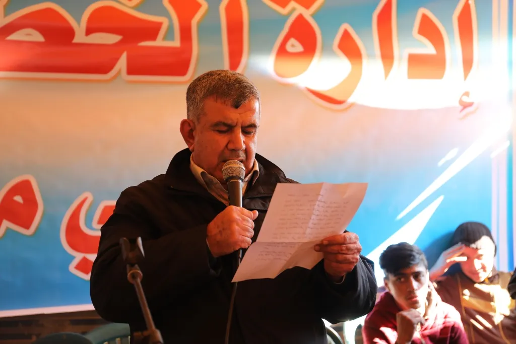 في خيمة الاعتصام: إرادة الشعب لا تقهر وهي السبيل للنصر
