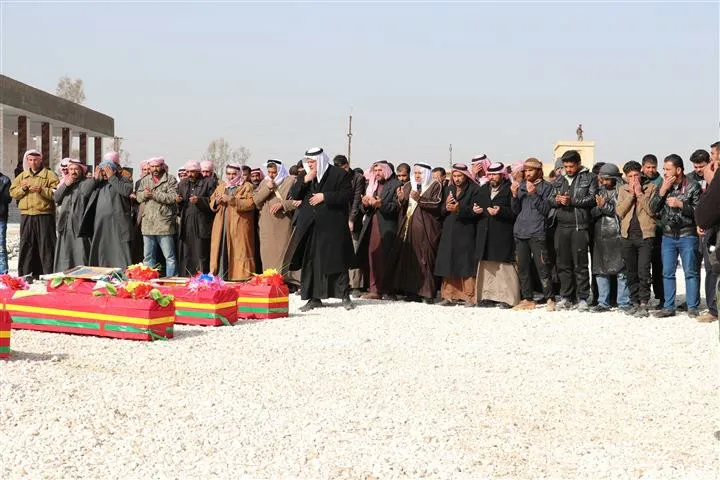 الشدادي تودع أربعة من شهداء معركة دحر الإرهاب