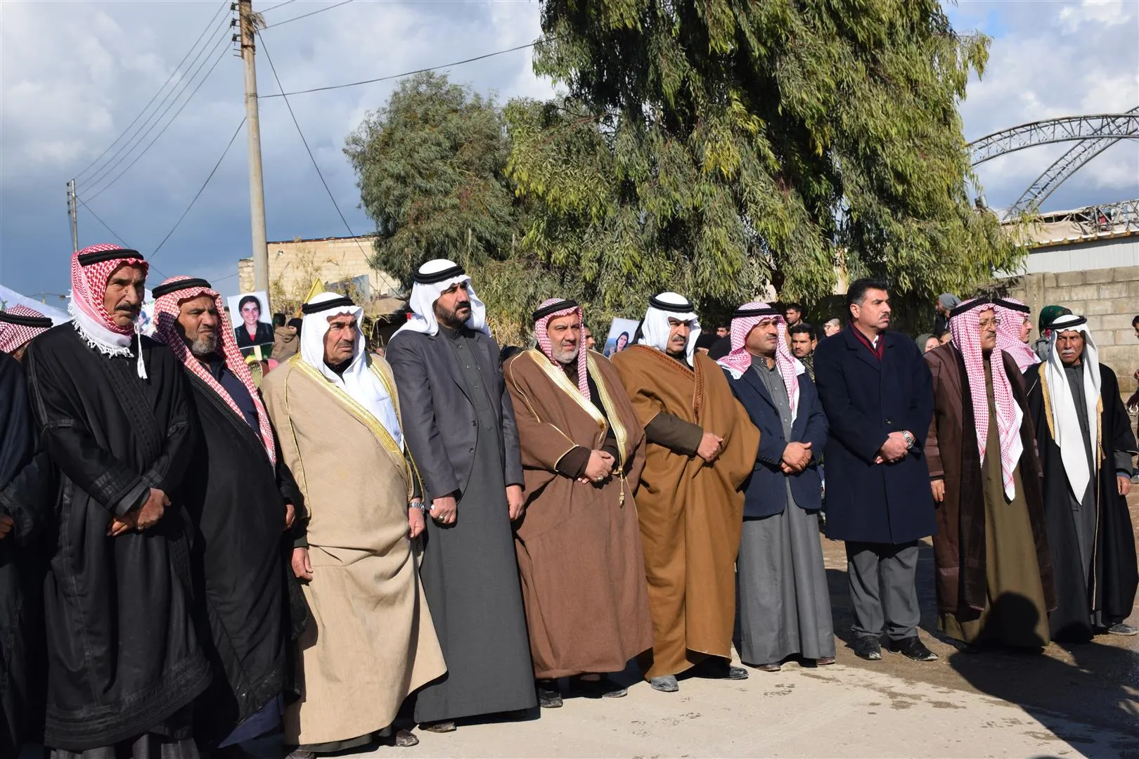 مظاهرة لأهالي مقاطعة الحسكة لاستنكار التهديدات التركية ومجزرة باريس