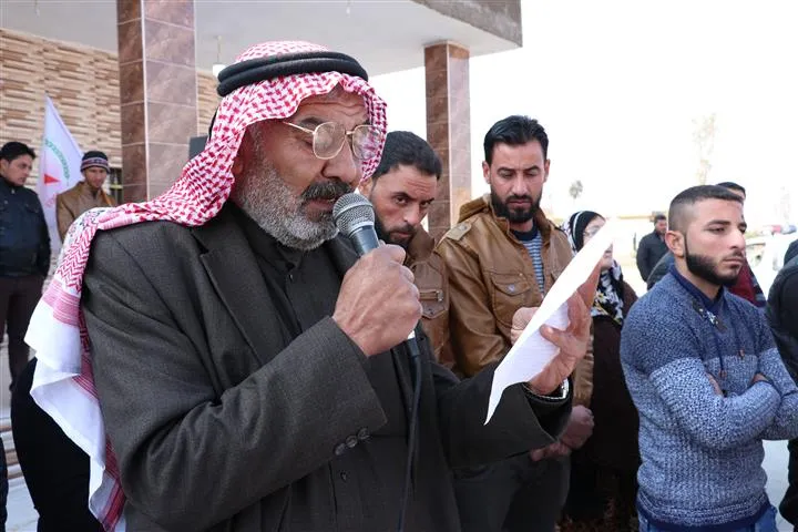 أهالي الشدادي يشيعون شهيدين