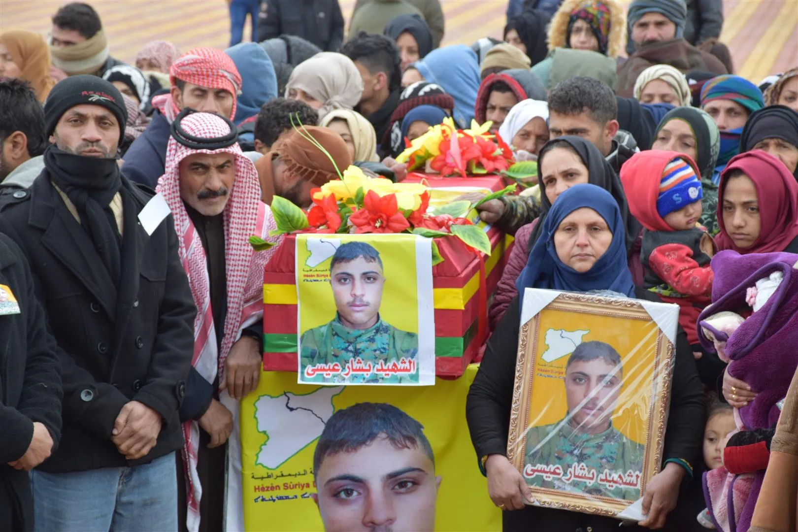 الحسكة تودع كوكبة من الشهداء
