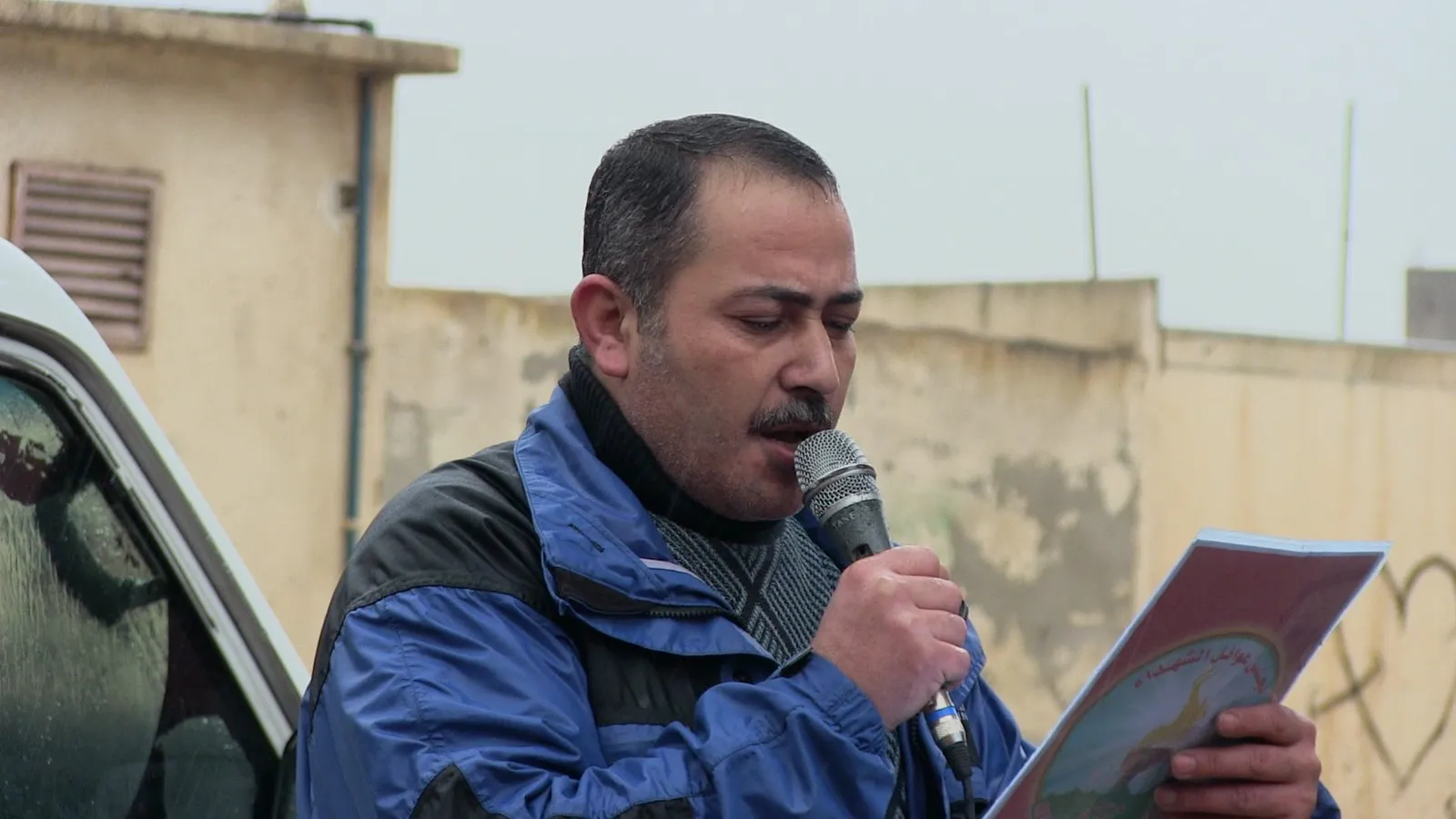 تحت زخات المطر ودّع أهالي حلب الشهيد محمد نادر