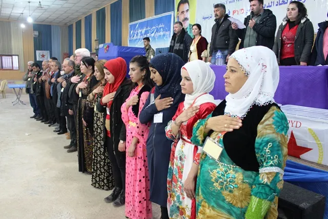 انتهاء المؤتمر الثالث لـ PYD في تربه سبيه بانتخاب مجلس إداري جديد