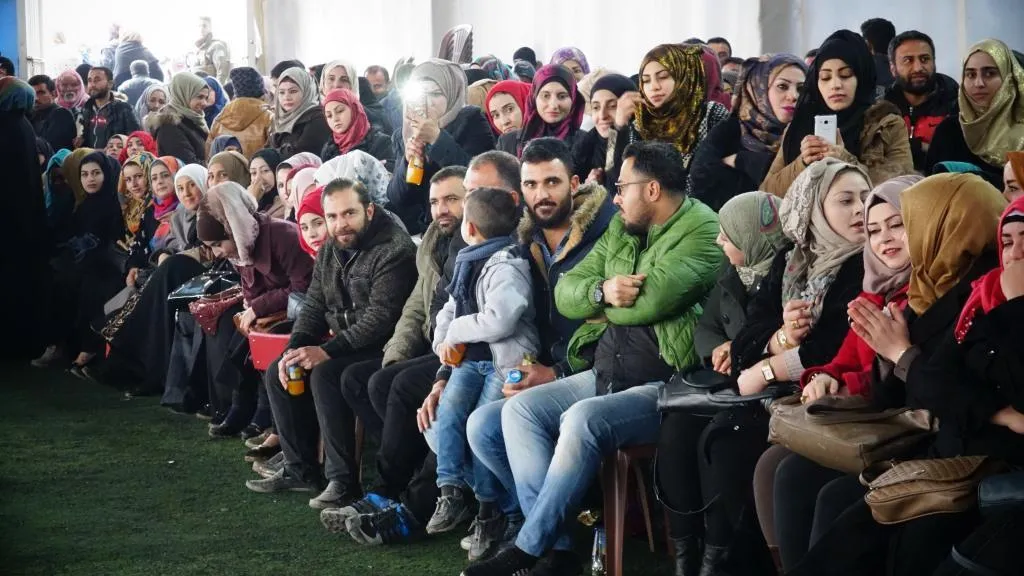 معلمو ومعلمات الرقة يحتفلون بقدوم العام الجديد