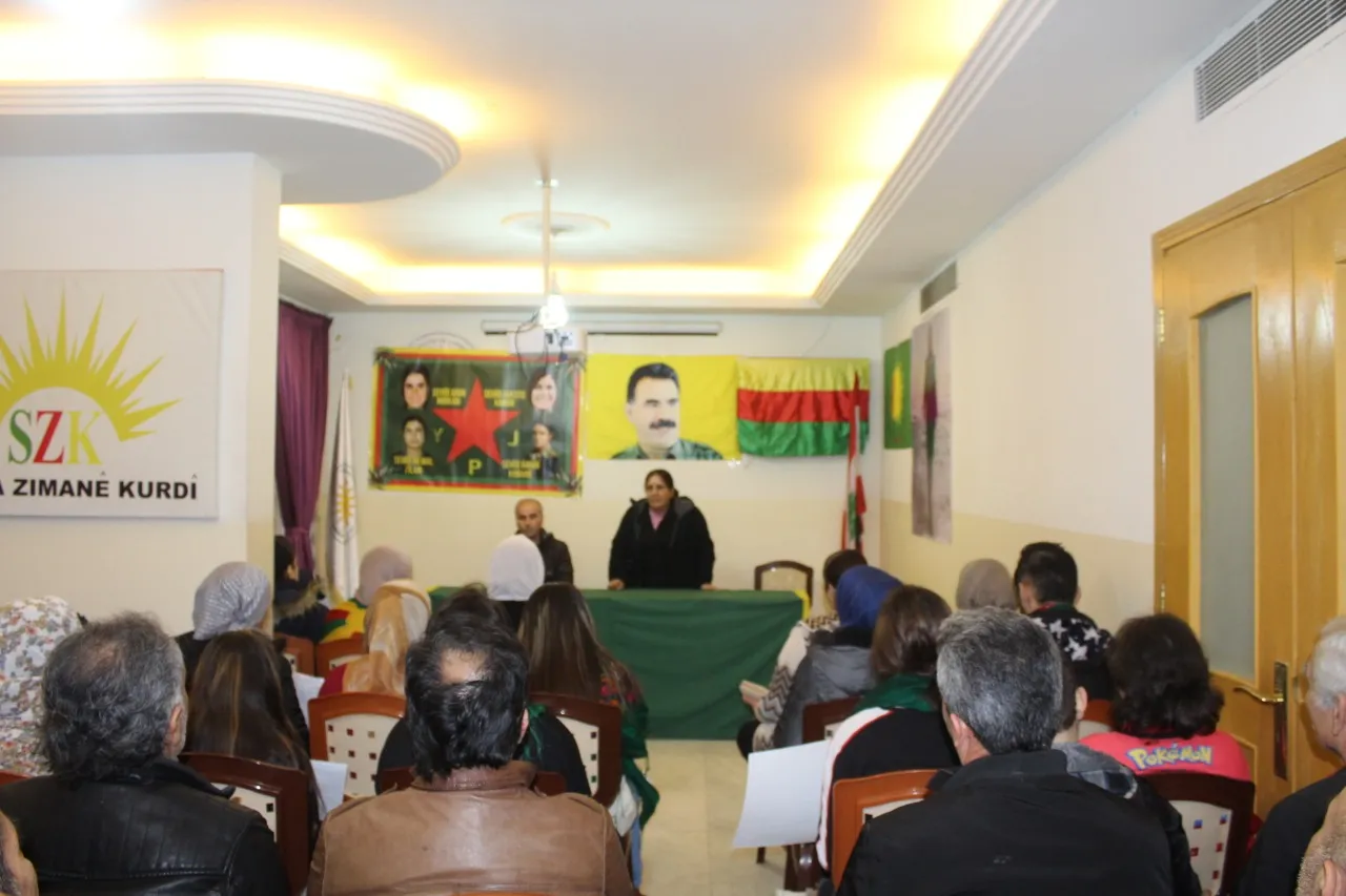 الجالية الكردية في لبنان تجتمع في الذكرى الأولى لهجمات تركيا على عفرين