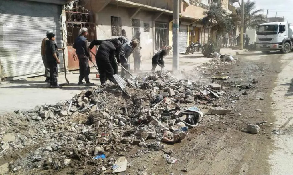 حملة نظافة بعنوان "معا لأجل هجين"