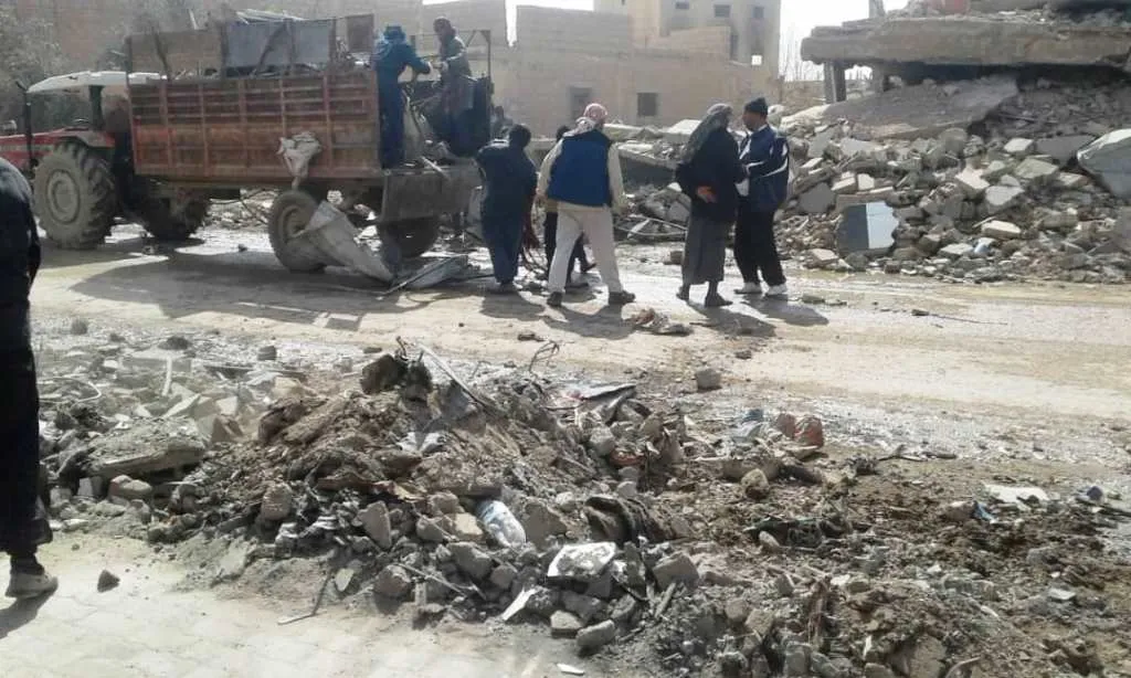 حملة نظافة بعنوان "معا لأجل هجين"