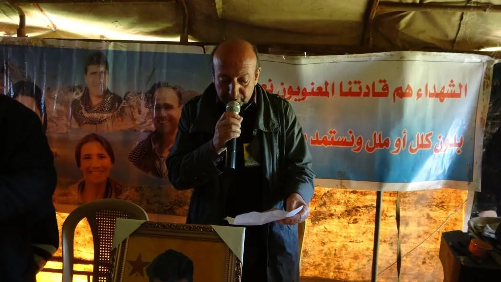 أهالي تل حميس قدموا واجب العزاء لذوي المناضل ماجد إبراهيم