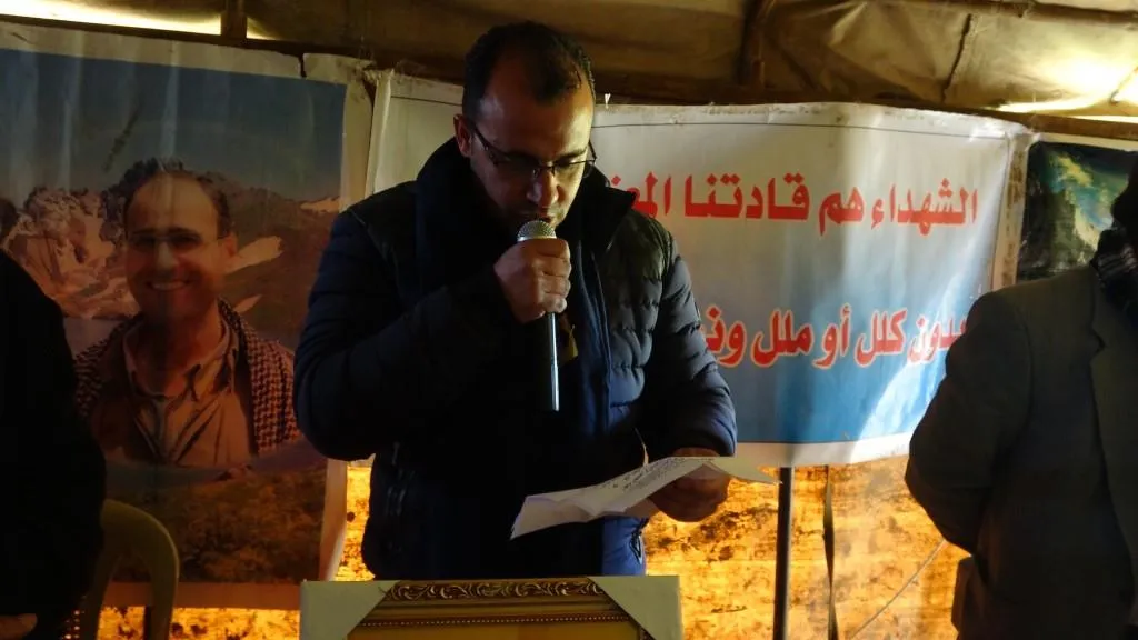 أهالي تل حميس قدموا واجب العزاء لذوي المناضل ماجد إبراهيم