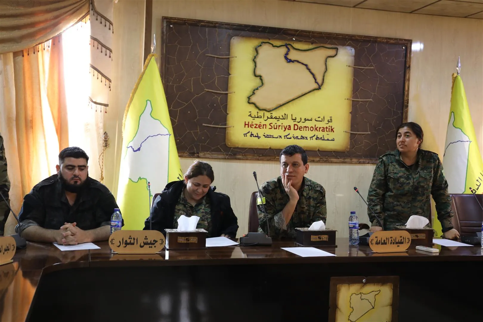 انطلاق اجتماع المجلس العسكري لـ ق س د بحضور أبرز القادات