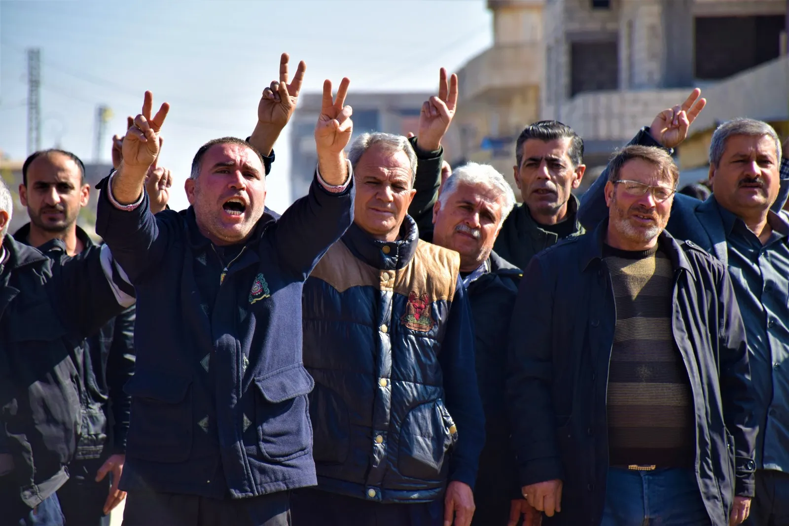 110 شخص أضربوا عن الطعام في ناحية عامودا
