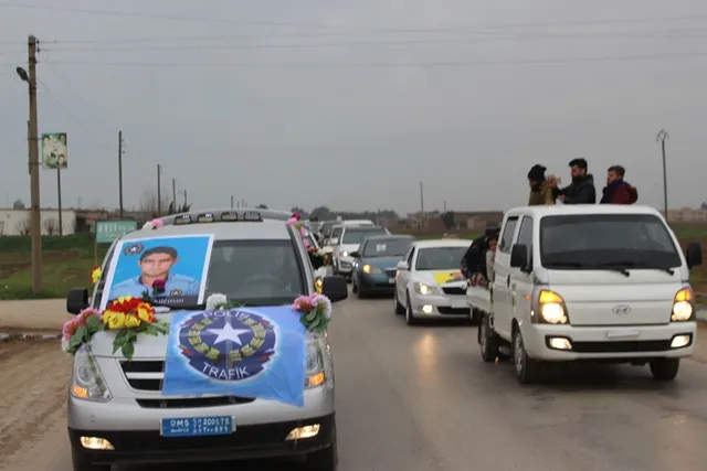 جثمان الشهيد هوزان وري الثرى في مزار الشهيد دلشير