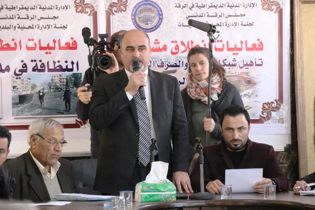 مجلس الرقة المدني يطلق عدة مشاريع بكلفة مليون و38ألف دولار