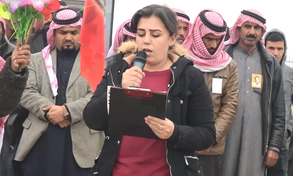 المئات يشاركون في مراسم تشييع الشهداء في كوباني وكري سبي