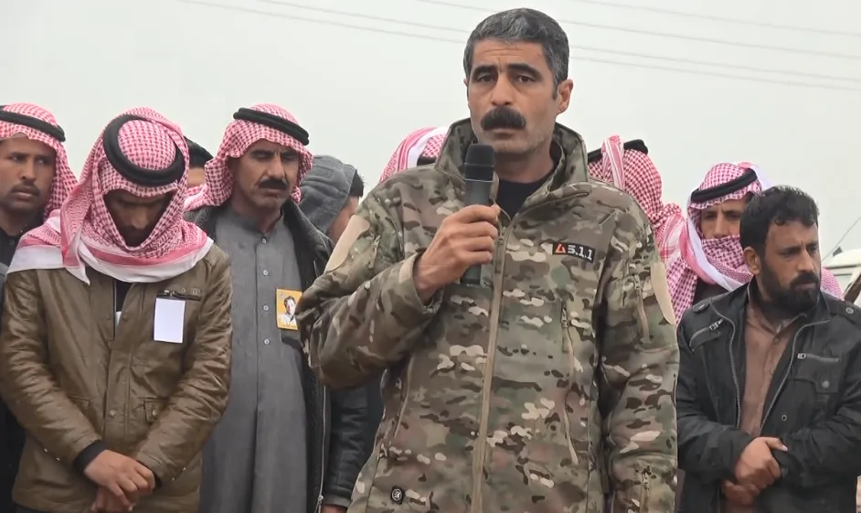 المئات يشاركون في مراسم تشييع الشهداء في كوباني وكري سبي