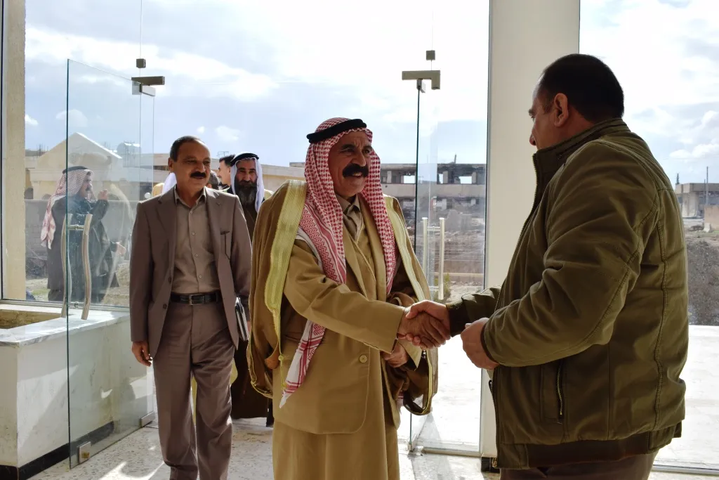 وفد من شنكال يزور شمال وشرق سوريا ويبارك انتصارات ق س د