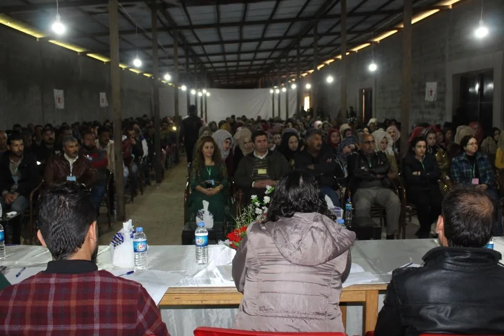 منظمة حزب الاتحاد الديمقراطي PYD تعقد مؤتمرها الأول في تل براك