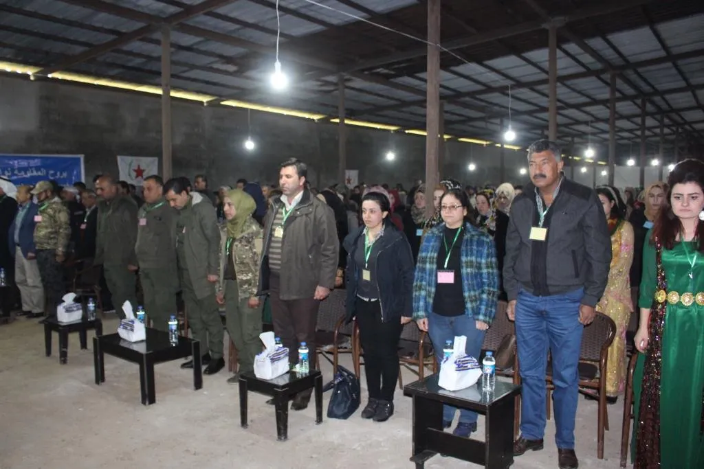 منظمة حزب الاتحاد الديمقراطي PYD تعقد مؤتمرها الأول في تل براك
