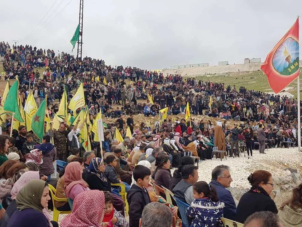 في الاحتفال الكبير...عهود بتحرير عفرين والسعي لبناء سورية لا مركزية