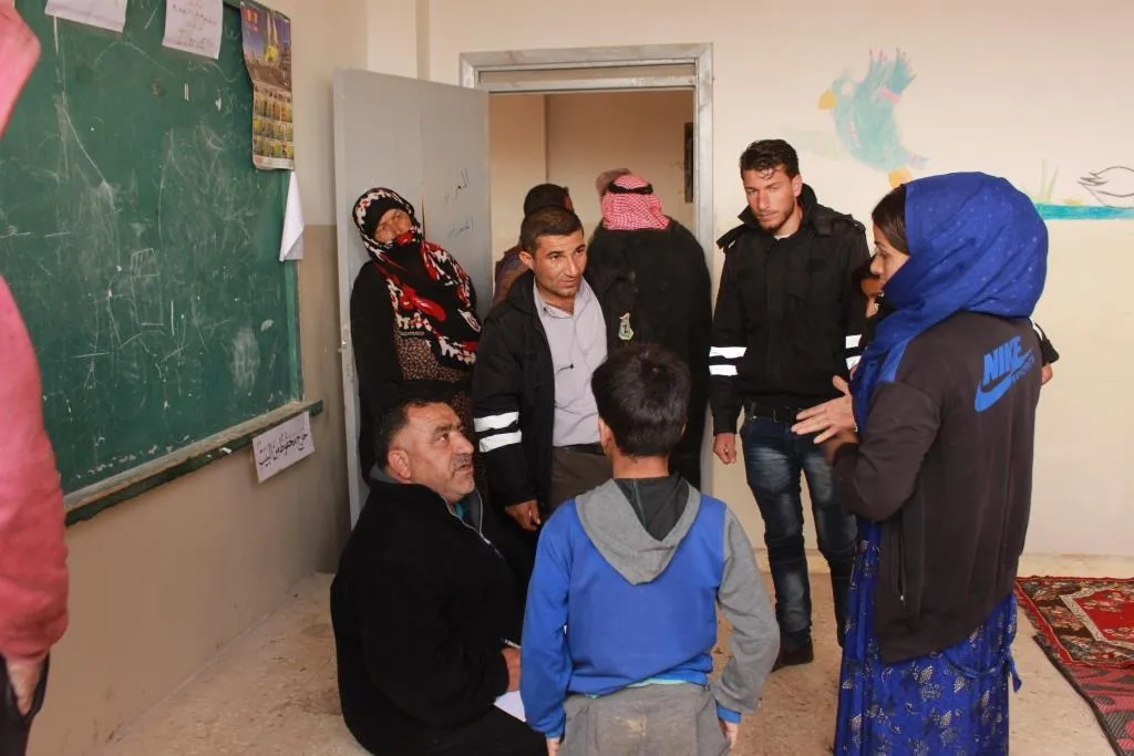 تأمين مأوى للمتضررين نتيجة الانخفاض الجوي