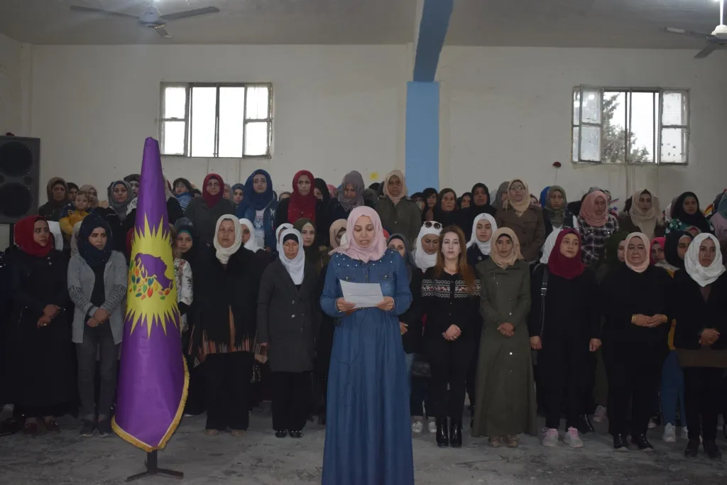 مجلس المرأة في منبج يبارك انتصار قسد على داعش