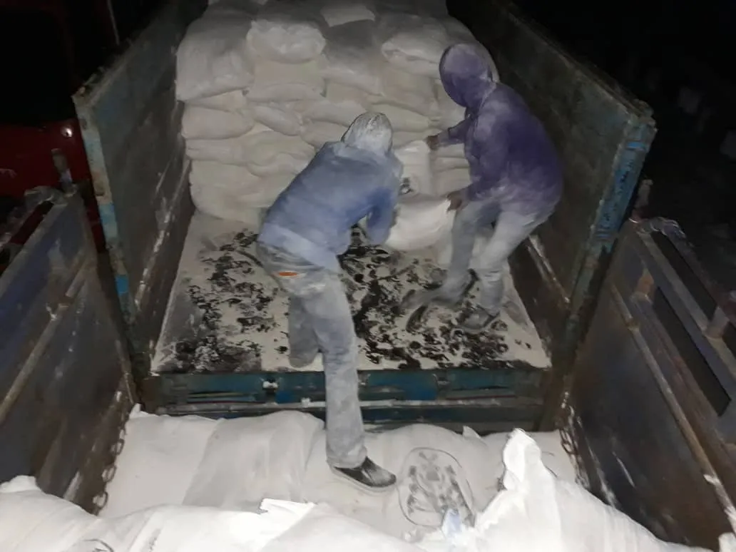 مصادرة 11 طناً من الطحين المهرب