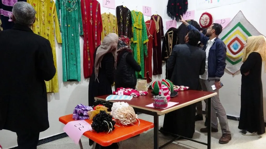 افتتاح معرض  للأعمال والاشغال اليدوية للنساء في الرقة