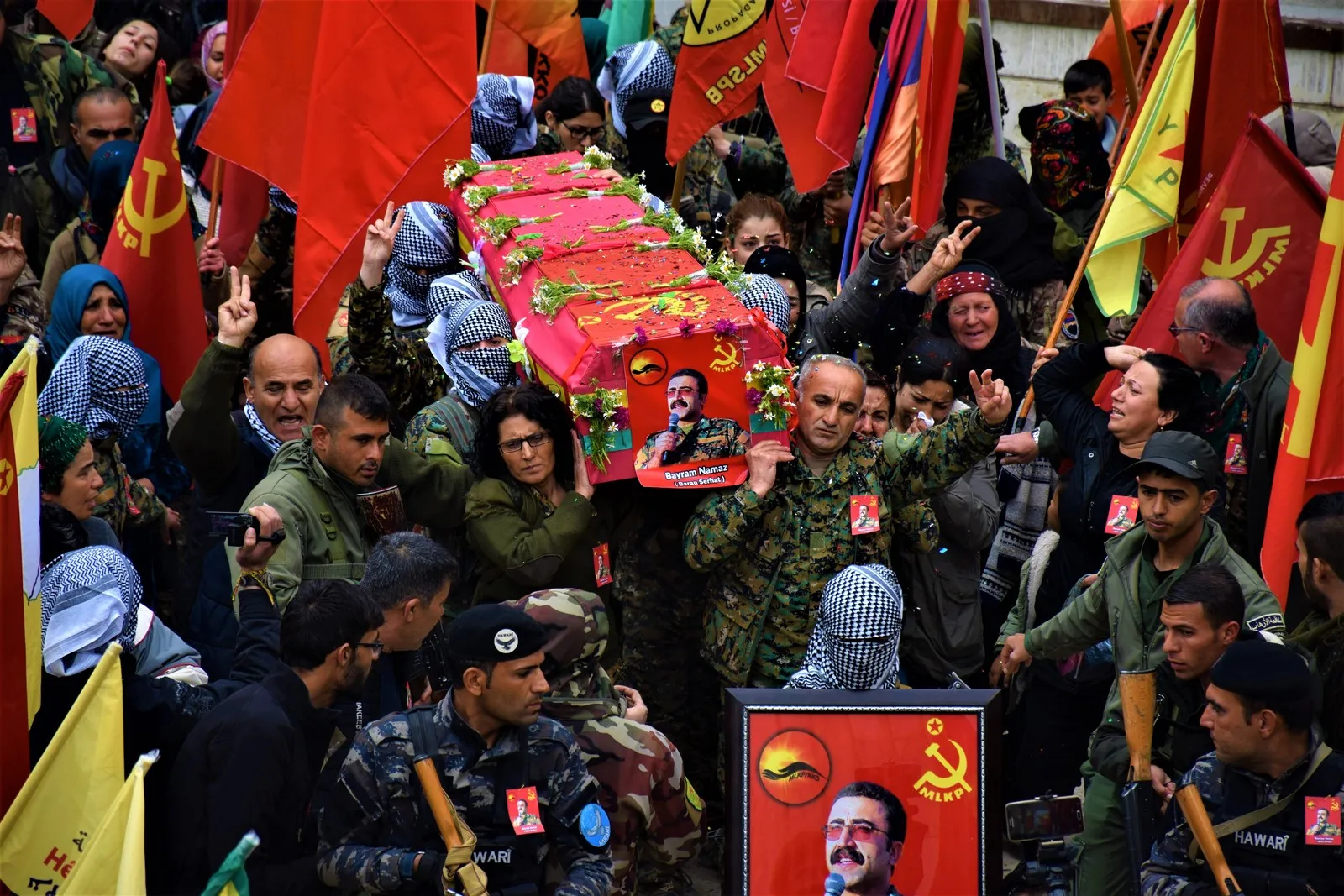 الشهيد الأممي باران سرحد يوارى الثرى بمراسم مهيبة