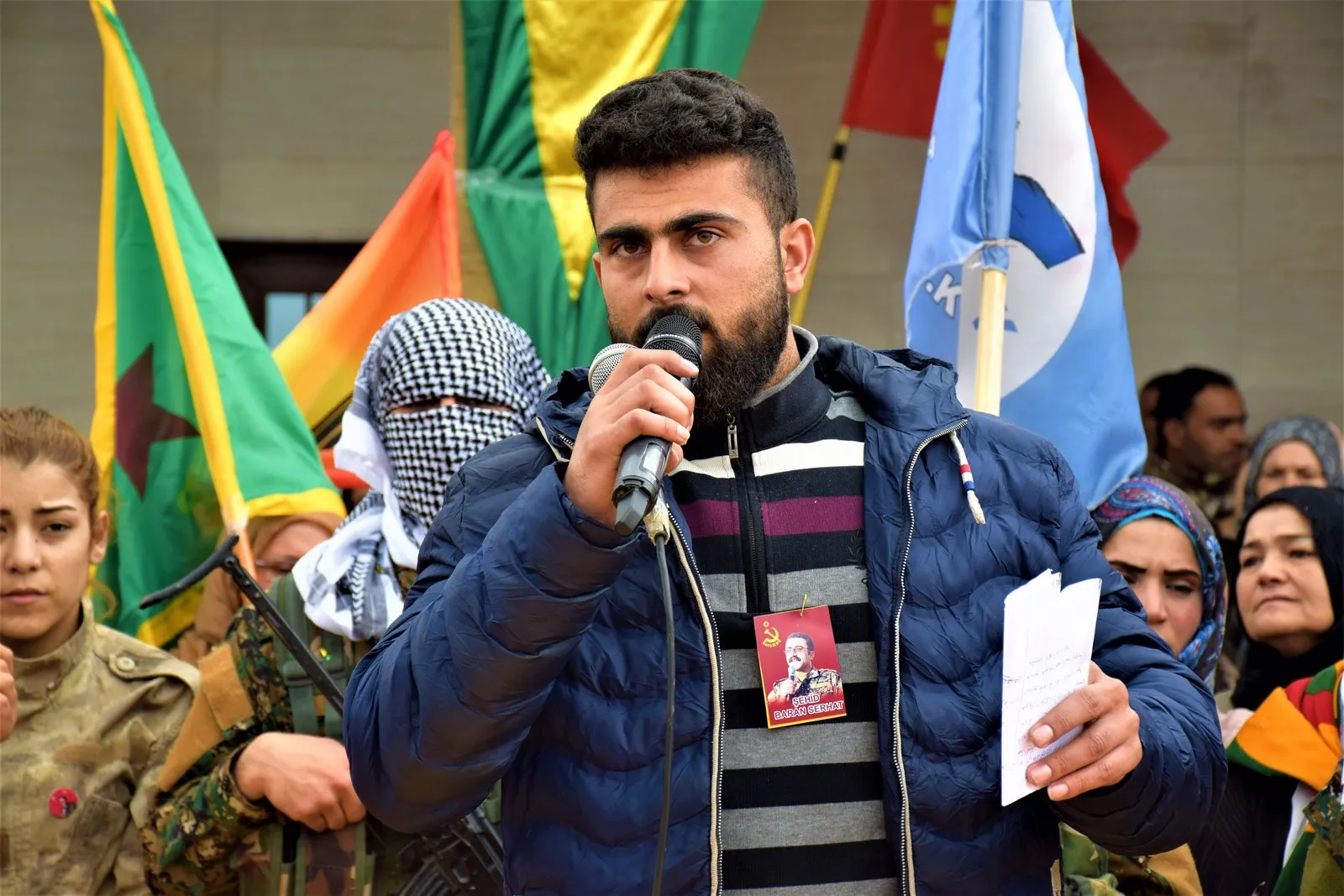 الشهيد الأممي باران سرحد يوارى الثرى بمراسم مهيبة