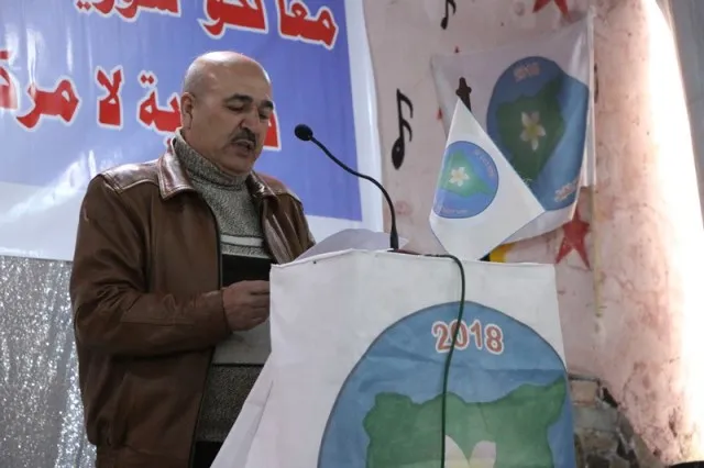 مهرجان خطابي في الذكرى الأولى لتأسيس حزب سوريا المستقبل 
