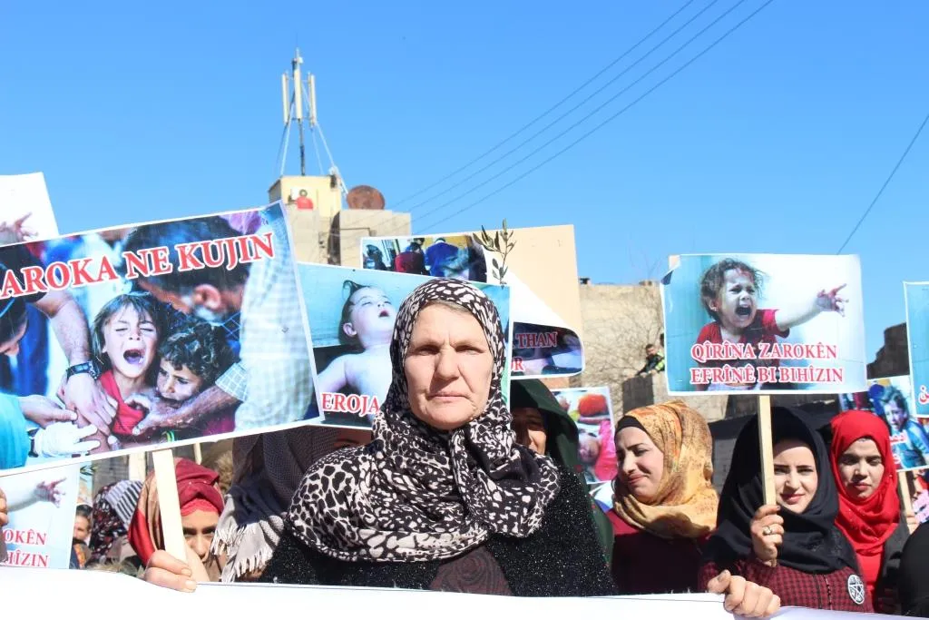 رسالة أهالي قامشلو للمجتمع الدولي: كفاكم صمتاً تجاه عفرين