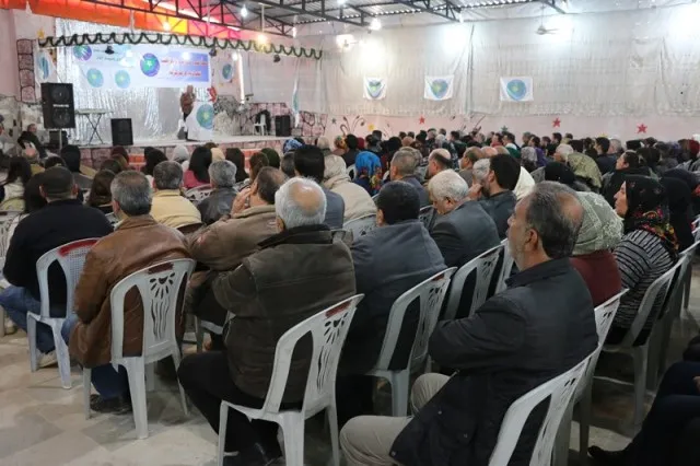 مهرجان خطابي في الذكرى الأولى لتأسيس حزب سوريا المستقبل