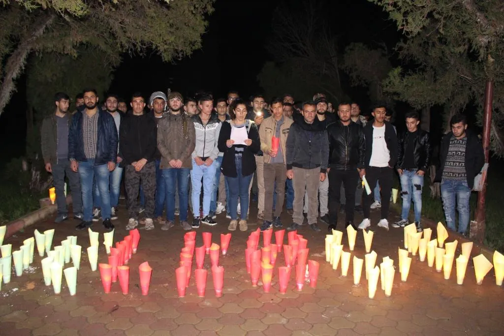 منسقية الشبيبة الكرد تستذكر شهداء مجزرة حلبجة