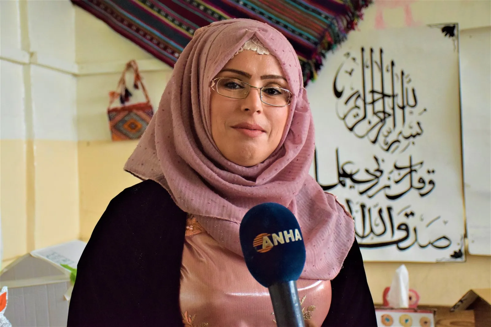 معرض لطلاب مدرسة خضر دريعي بسري كانيه
