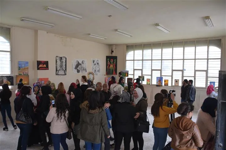 أول معرض فني بِرِيَش المعلمين والمعلمات في قامشلو
