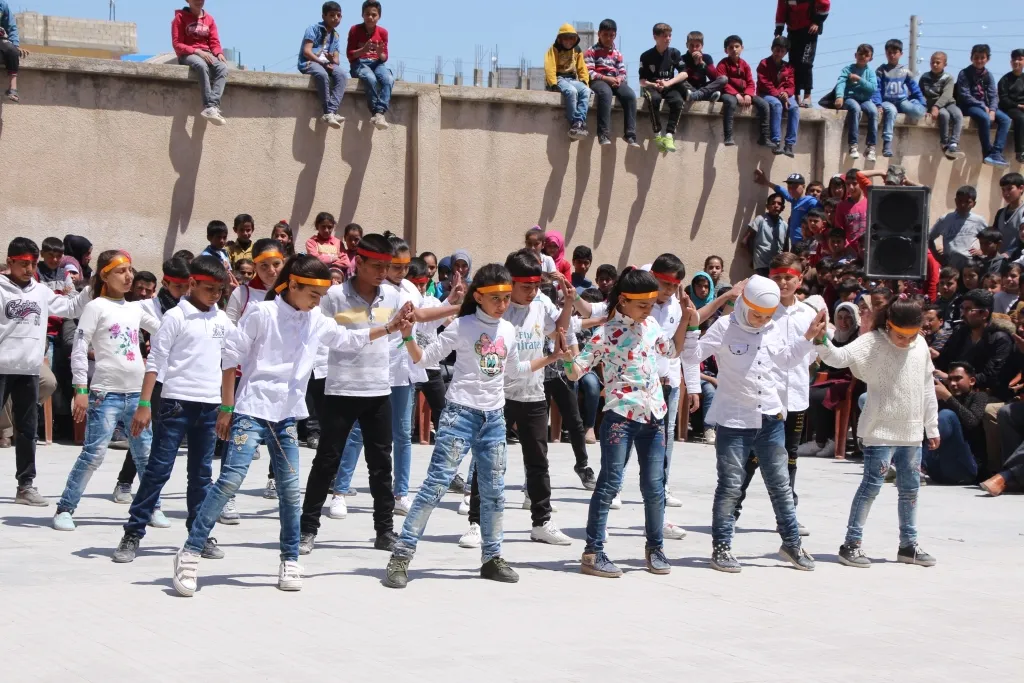 احتفالية فنية لطلاب مدرسة "الشهيد راغب هارون" في منبج