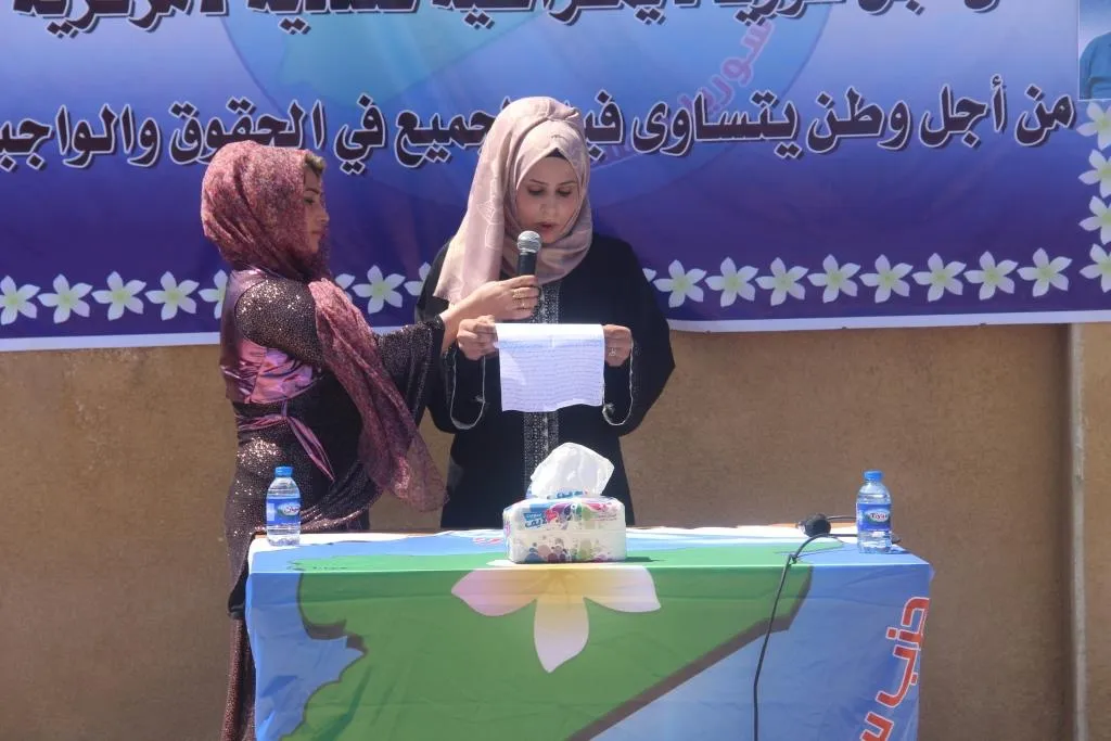 مهرجان في إقليم الفرات بمناسبة مرور عام على تأسيس حزب سوريا المستقبل