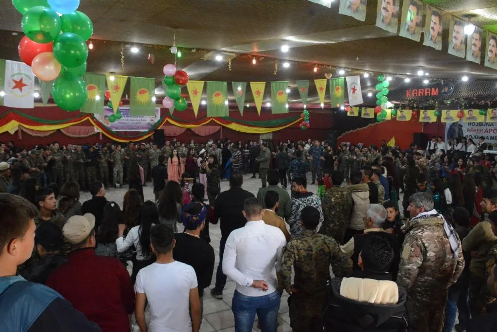 زراعة أشجار واحتفالات بمناسبة ميلاد أوجلان
