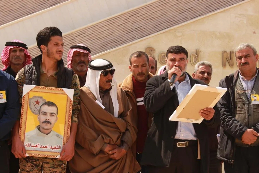 الشهيد أحمد العبدالله وري الثرى في تل حميس