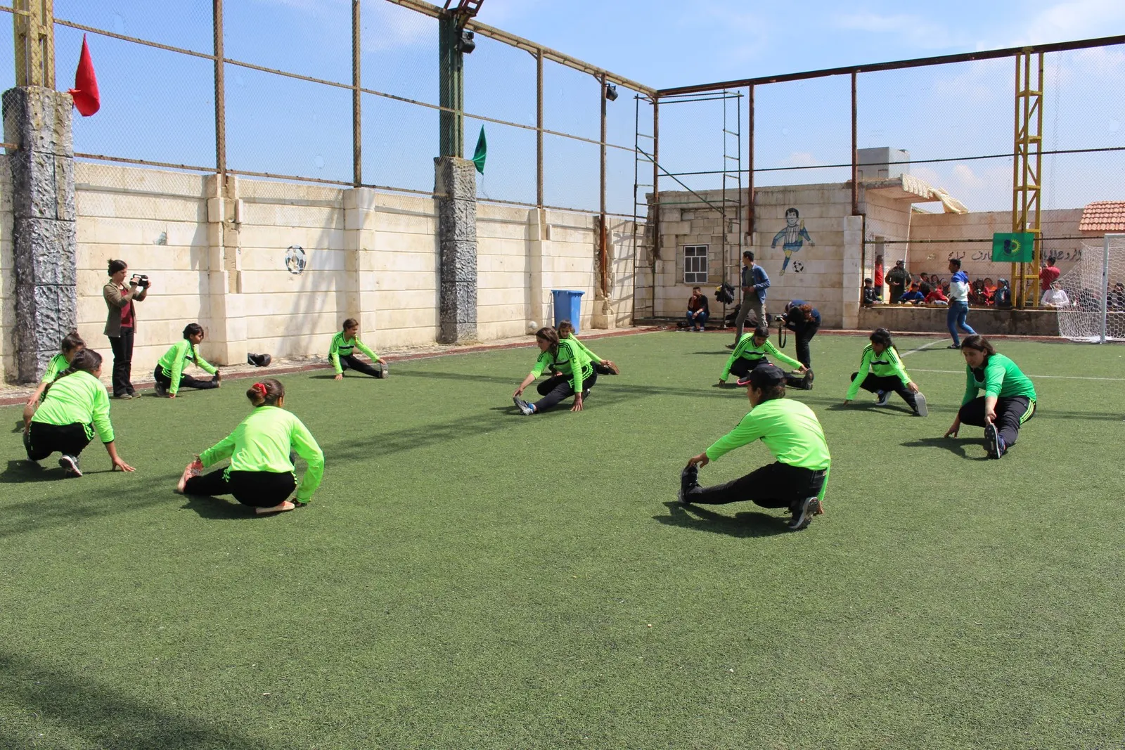افتتاح دوري كرة قدم للشابات في الشهباء