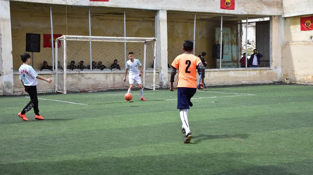 افتتاح دوري كرة القدم للشبيبة في الشيخ مقصود