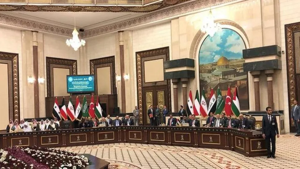 بيان مشترك لرؤساء برلمانات دول جوار العراق في ختام قمة" بغداد"