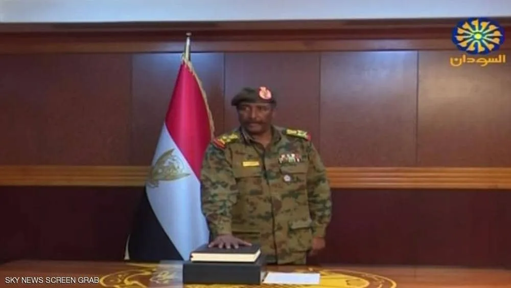 الإعلان عن تشكيلة المجلس العسكري الانتقالي في السودان