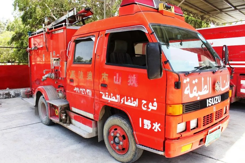 فوج الإطفاء في الطبقة يرفع حالة الجهوزية تزامناً مع موسم الحصاد