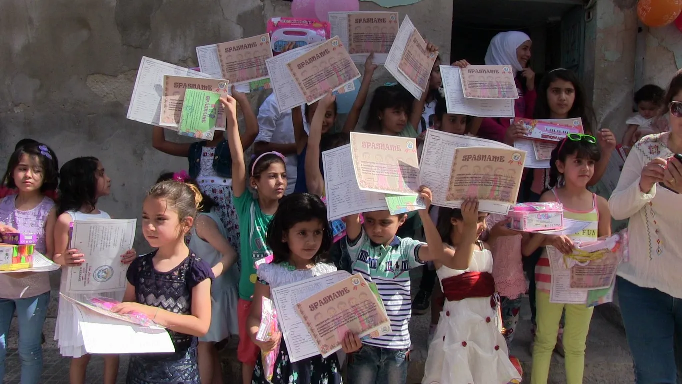 توزيع الجلاء المدرسي للمرحلة الابتدائية في حلب