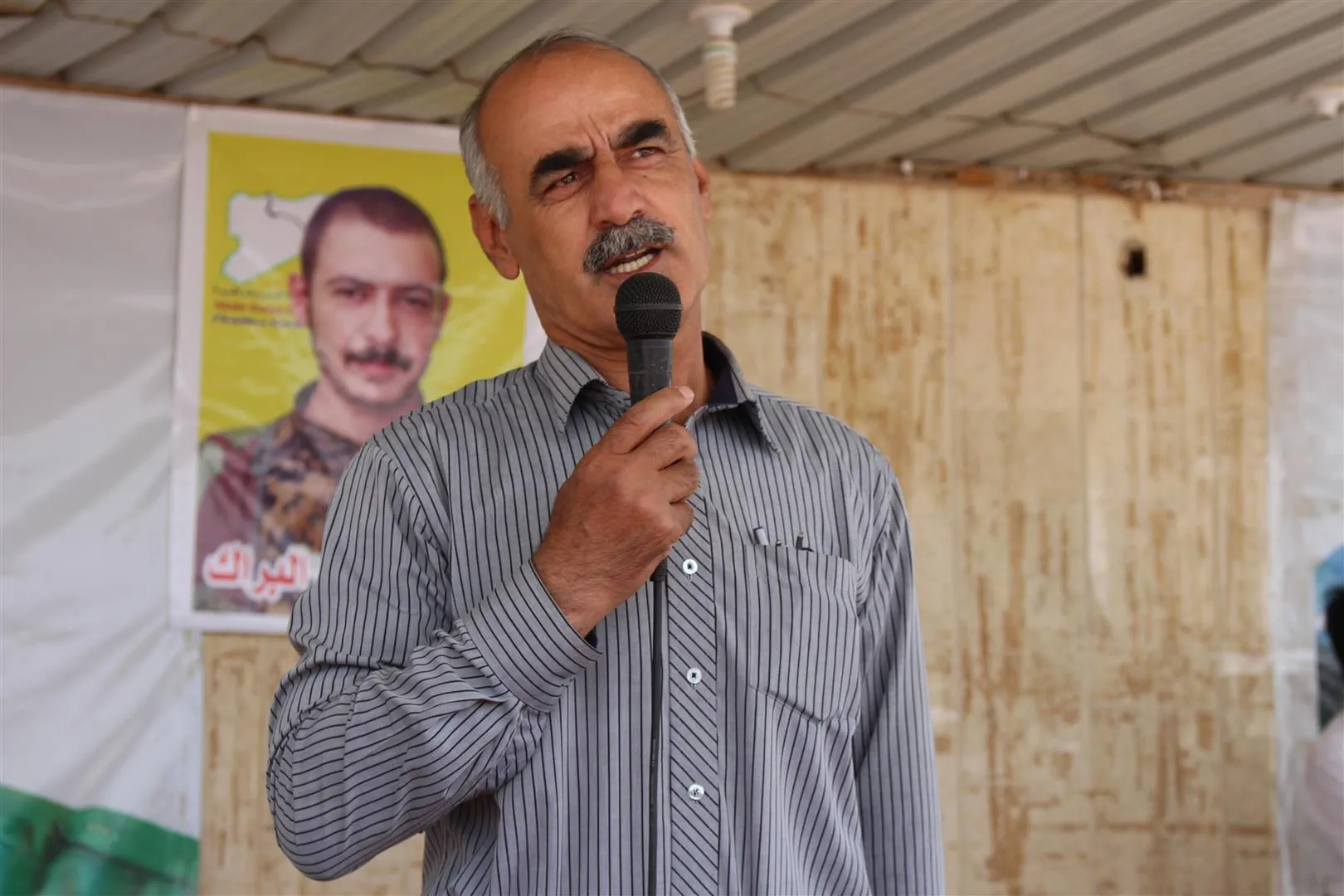 توديع شهيد والتأكيد على ضرورة العمل ضد خلايا الفكر الداعشي