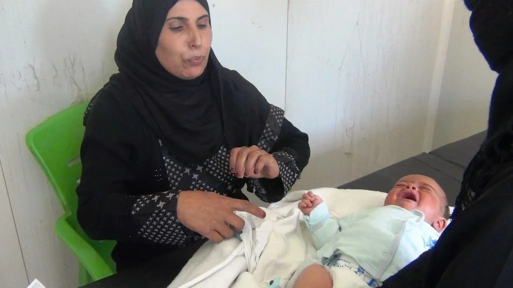 اطلاق حملة  للوقاية من شلل الأطفال في ريف دير الزور