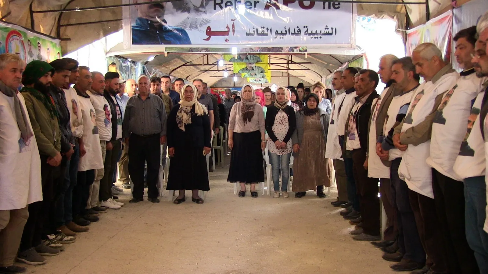 في يومه الـ 6.. استمرار خيمة الاعتصام بحلب بتوافد الأحزاب السياسية