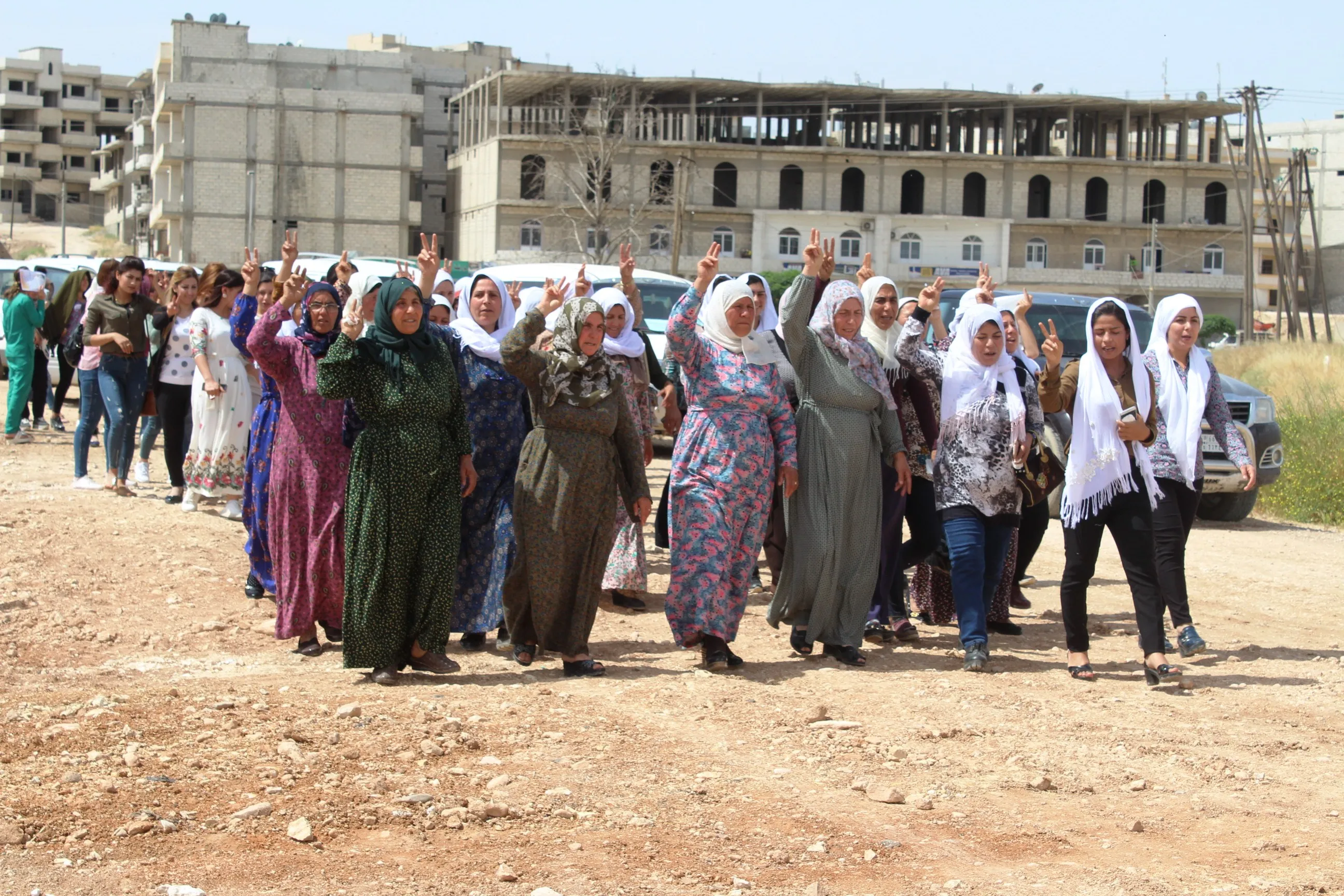 على حدود كوباني وباكور كردستان فعالية دعم ومساندة المضربين عن الطعام